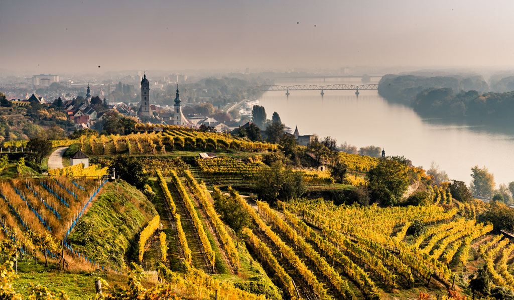 Herbstlandschaft Wachau Donau